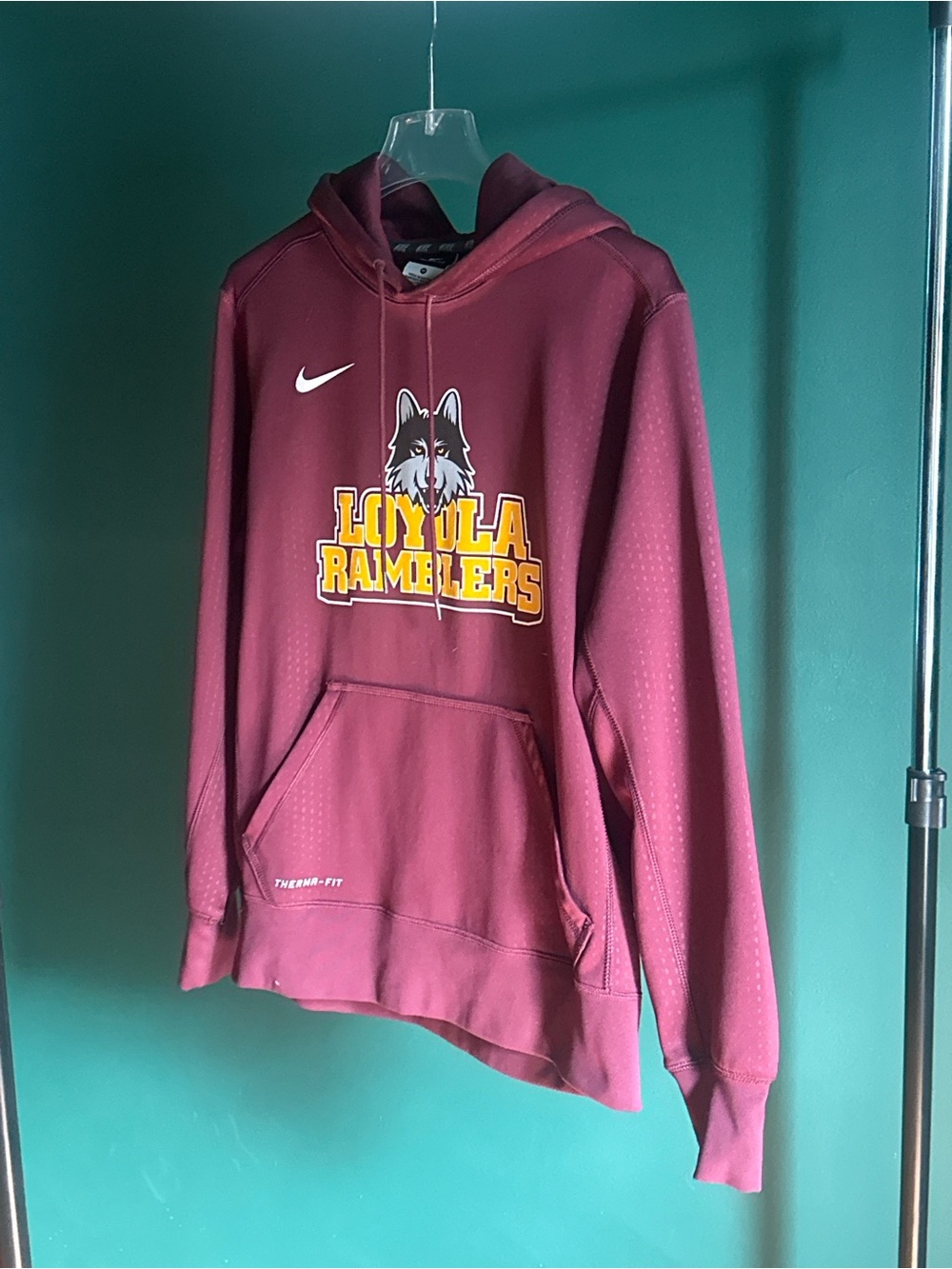 Nike Maroon Loyola Ramblers Pullover Hoodie